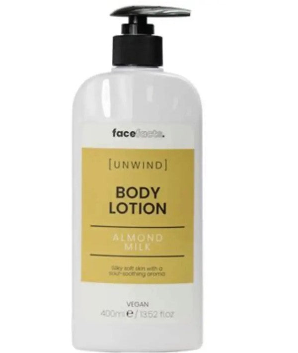 UNWIND ALMOND MILK BODY LOTION 400 ml Skin Moisturizing Asetena Pa