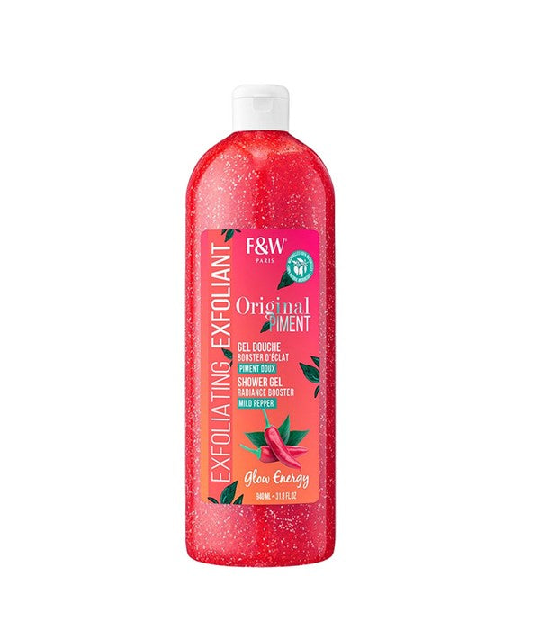 ORIGINAL PIMENT GLOW ENERGY MILD PEPPER RADIANCE BOOSTER SHOWER GEL 940 ml Body Care Asetena Pa