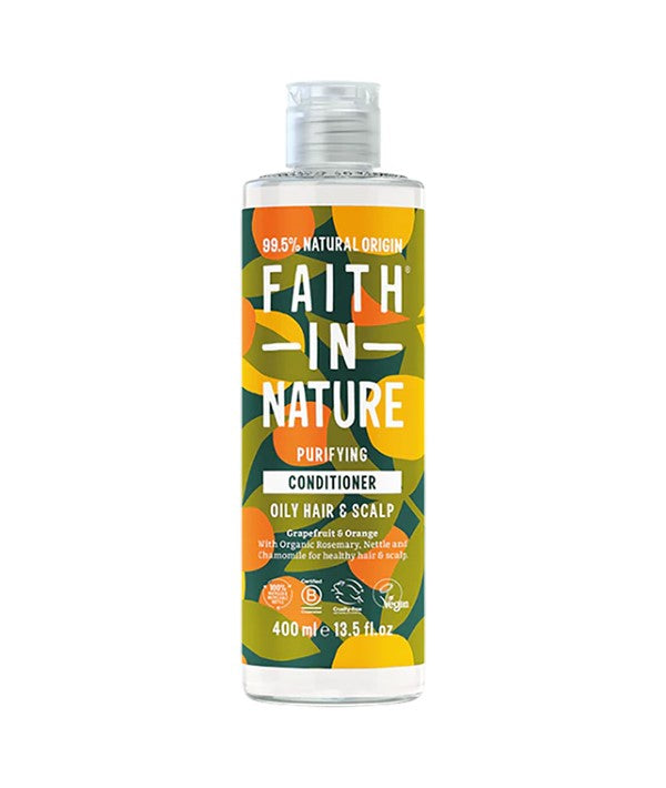 GRAPEFRUIT AND ORANGE CONDITIONER FOR OILY HAIR AND SCALP 400 ml Vegan Haircare Asetena Pa