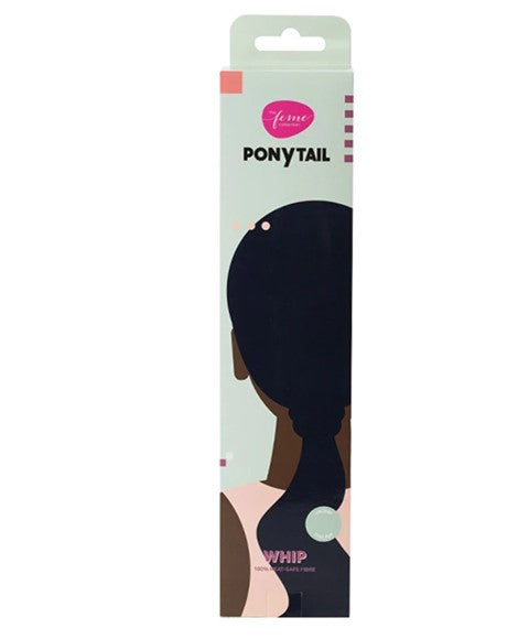 THE FEME COLLECTION SYN PONYTAIL WHIP 27 Color 1 PonyTail Asetena Pa