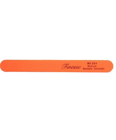 FINESSE PROFESSIONAL NAIL FILES MEDIUM MA564 Color Orange Pedicure and Manicure Asetena Pa