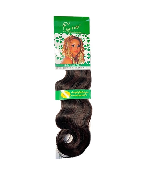 FIRST LADY HIGH HEAT FIBER BODY WAVE 18 Color P1B/27 Synthetic Weave Hair Asetena Pa