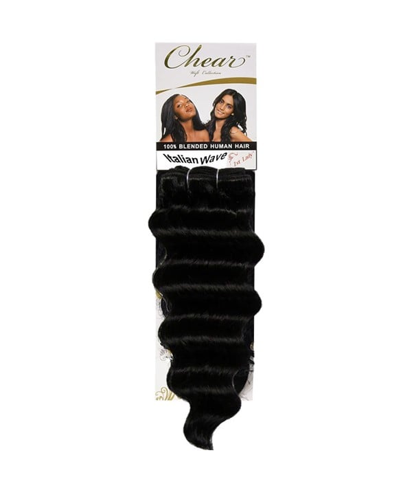 CHEAR BLENDED HUMAN HAIR ITALIAN WAVE 18 Color P1B/33 Synthetic Weave Hair Asetena Pa
