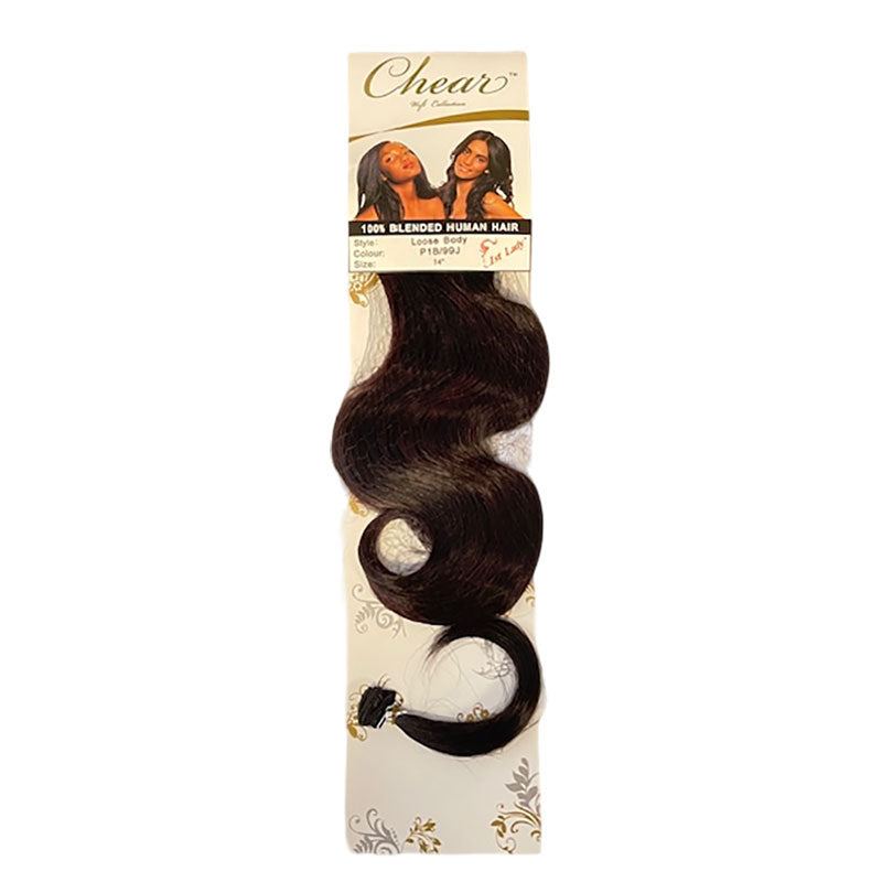 CHEAR BLENDED HUMAN HAIR LOOSE BODY 14 Color 1 Synthetic Weave Hair Asetena Pa