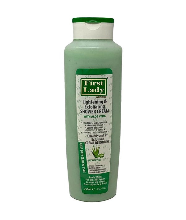 FAST ACTIVES ALOE VERA LIGHTENING AND EXFOLIATING SHOWER CREAM 750 ml Body Care Asetena Pa