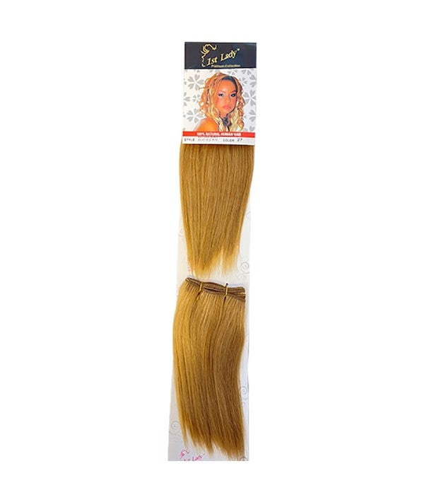 FIRSTLADY NATURAL EURO 2 IN 1 SILKY HUMAN HAIR 8 Color 27 Synthetic Weave Hair Asetena Pa