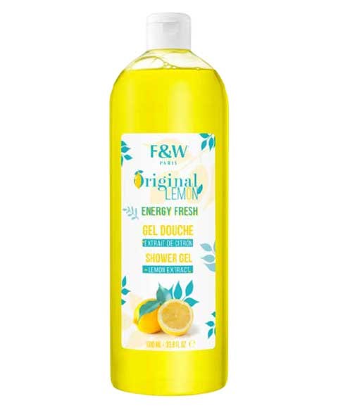 ORIGINAL LEMON ENERGY FRESH SHOWER GEL 1000 ml Body Care Asetena Pa