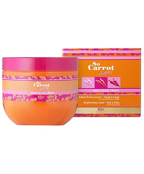 SO CARROT SO WHITE MIRACULOUS CREAM 250 ml Even Skin Tone Asetena Pa