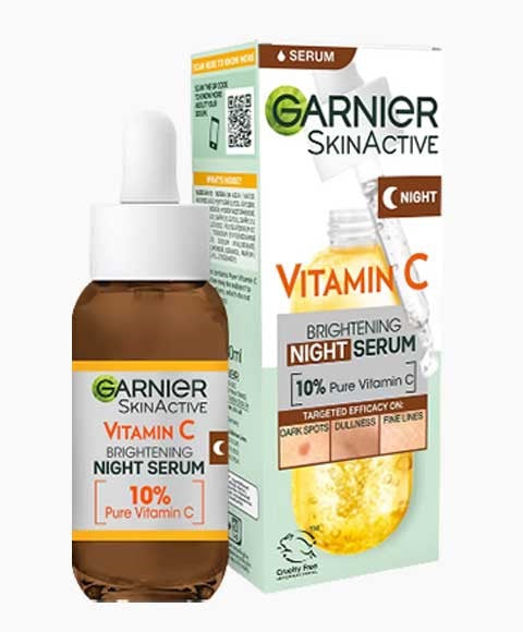 SKIN ACTIVE VITAMIN C NIGHT SERUM 30 ML Skin Moisturizing Asetena Pa