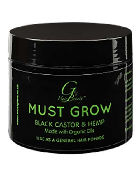 MUST GROW BLACK CASTOR AND HEMP HAIR POMADE 290 g Hair Styling Asetena Pa
