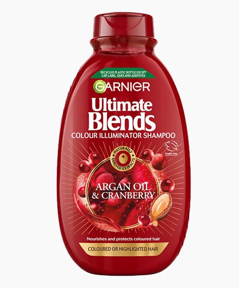 ULTIMATE BLENDS ARGAN OIL CRANBERRY COLOUR ILLUMINATOR SHAMPOO 400 ml Shampoo Asetena Pa