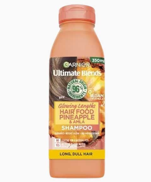 ULTIMATE BLENDS GLOWING LENGTHS HAIR FOOD PINEAPPLE AND AMLA SHAMPOO 350 ml Vegan Haircare Asetena Pa