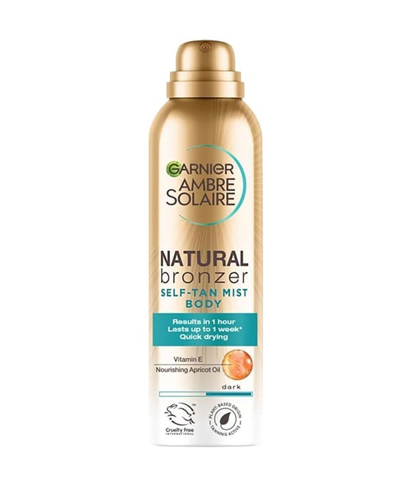 AMBRE SOLAIRE NATURAL BRONZER SELF TAN BODY MIST DARK 150 ml Skin Treatments Asetena Pa