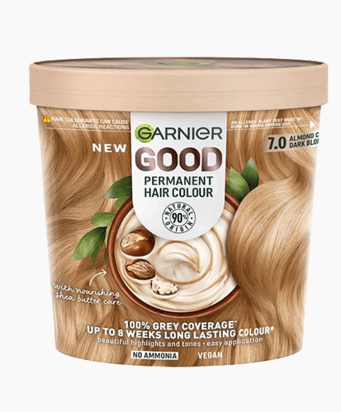 GARNIER GOOD PERMANENT HAIR COLOUR 7.0 ALMOND CREME DARK BLONDE Hair Color Asetena Pa