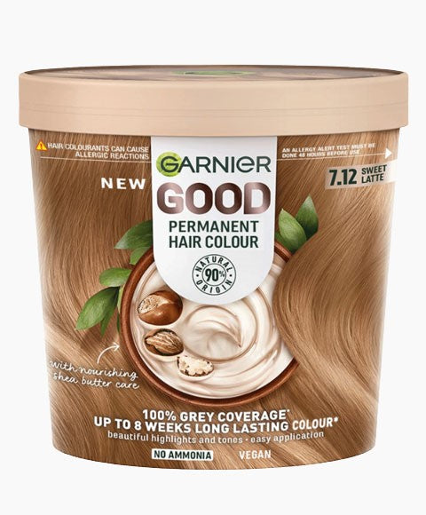GARNIER GOOD PERMANENT HAIR COLOUR 7.12 SWEET LATE Hair Color Asetena Pa