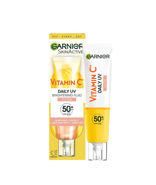 SKIN ACTIVE VITAMIN C DAILY UV BRIGHTENING FLUID GLOW 50 SPF 40 ml Skin Treatments Asetena Pa
