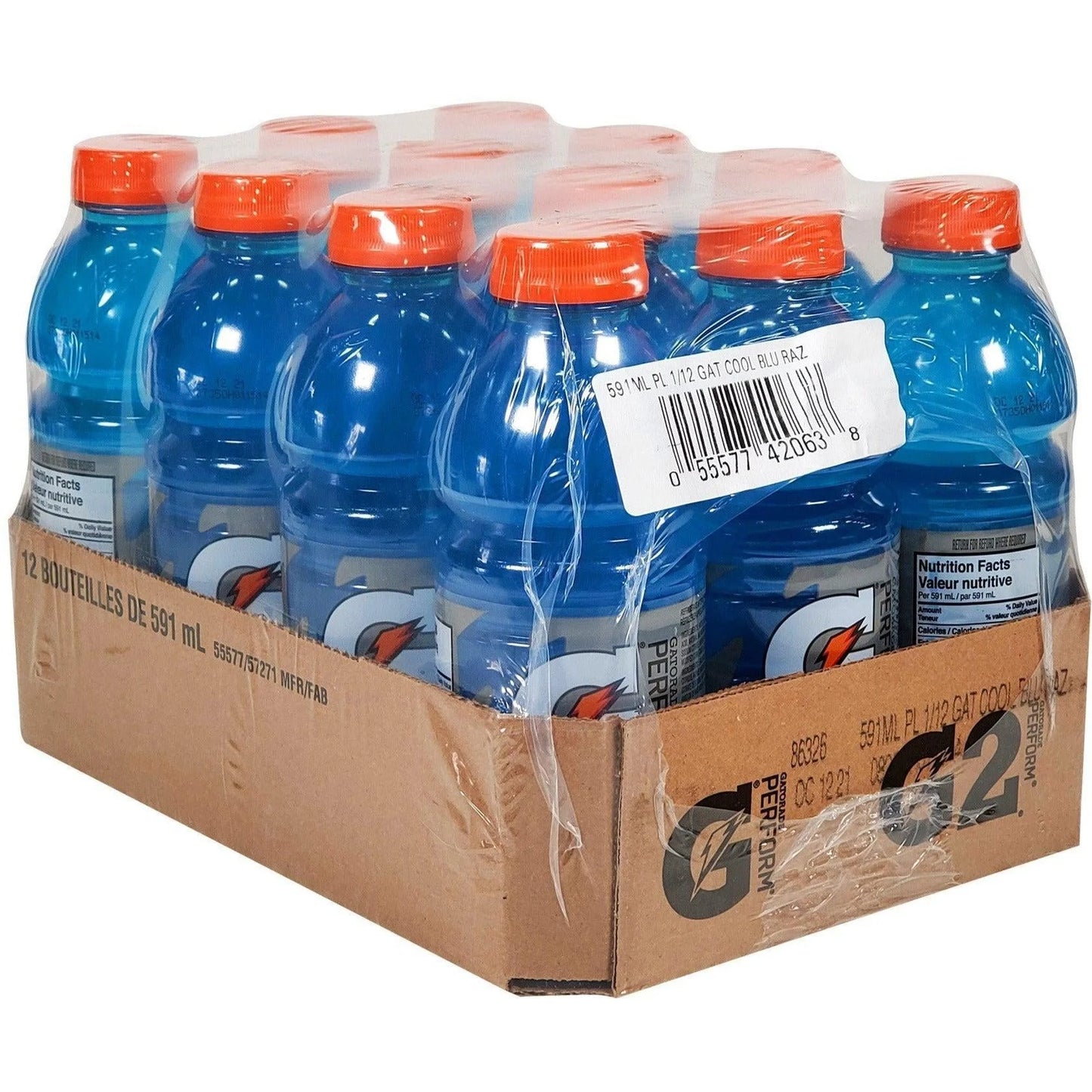 Gatorade Cool Blue Usa 591ml Case of 12