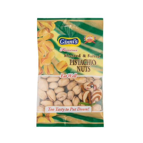 Ginni Roast Salt Pistachio Bag 10x100g