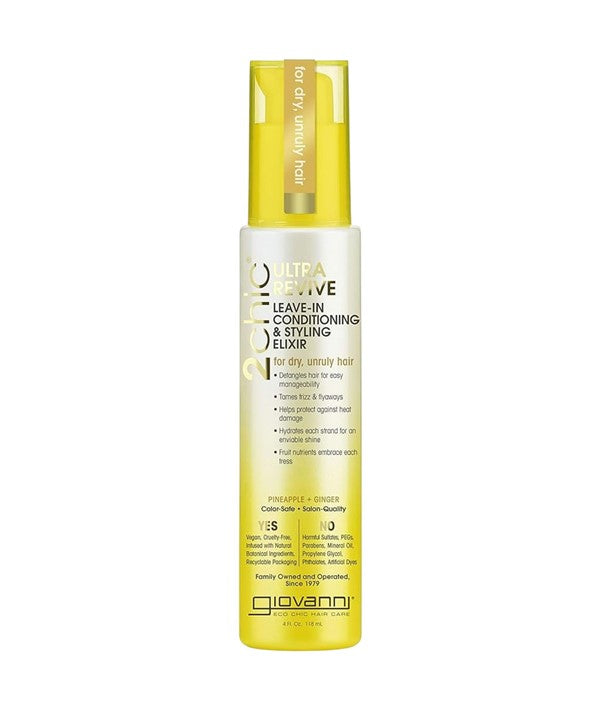 2 CHIC ULTRA REVIVE LEAVE IN CONDITIONING AND STYLING ELIXIR 118 ml Sprays, Serums and Oils Asetena Pa