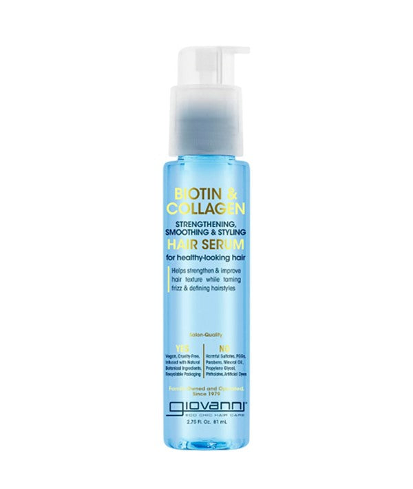 BIOTIN COLLAGEN STRENGTHENING SMOOTHING AND STYLING HAIR SERUM 81 ml Sprays, Serums and Oils Asetena Pa