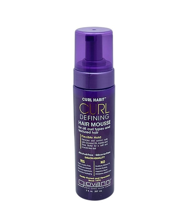 CURL HABIT CURL DEFINING HAIR MOUSSE 207 ml Hair Styling Asetena Pa