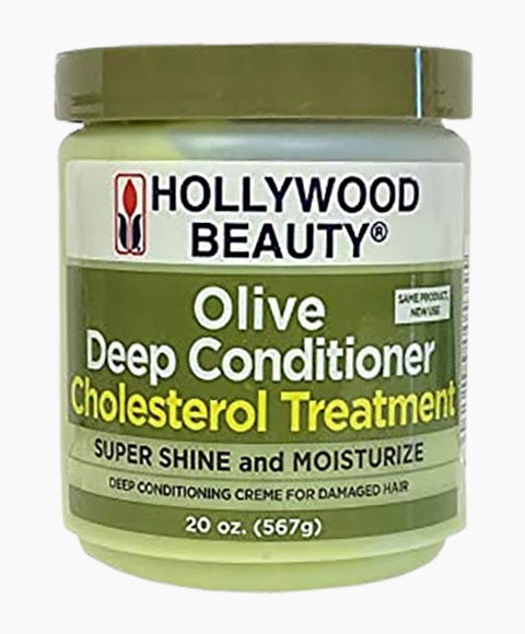 HOLLYWOOD BEAUTY OLIVE DEEP CONDITIONER CHOLESTEROL TREATMENT 567 g Treatments Asetena Pa