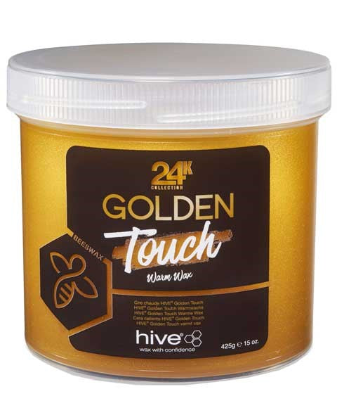 HIVE 24K GOLDEN TOUCH WARM WAX 425 g Color Golden touch Warm Wax Hair Removing Asetena Pa