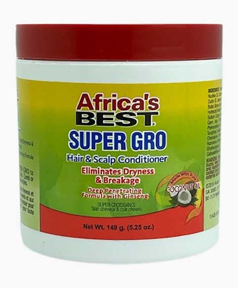 AFRICAS BEST SUPER GRO HAIR AND SCALP CONDITIONER 149 g Conditioner Asetena Pa