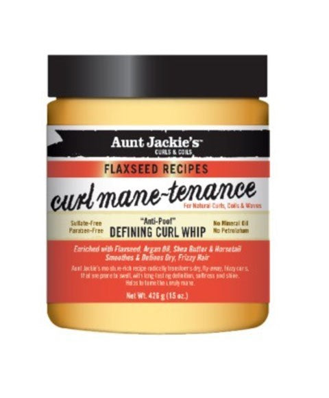 AUNT JACKIES FLAXSEED MANE TENANCE DEFINING CURL WHIP 426 g Treatments Asetena Pa