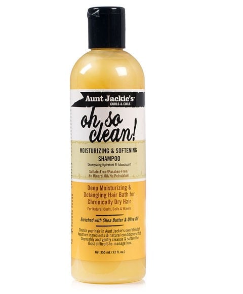 AUNT JACKIES OH SO CLEAN MOISTURIZING AND SOFTENING SHAMPOO 355 ml (Pack of 2) Shampoo Asetena Pa