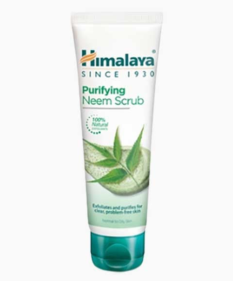 HIMALAYA HERBALS PURIFYING NEEM SCRUB 75 ml Skin Wash Asetena Pa