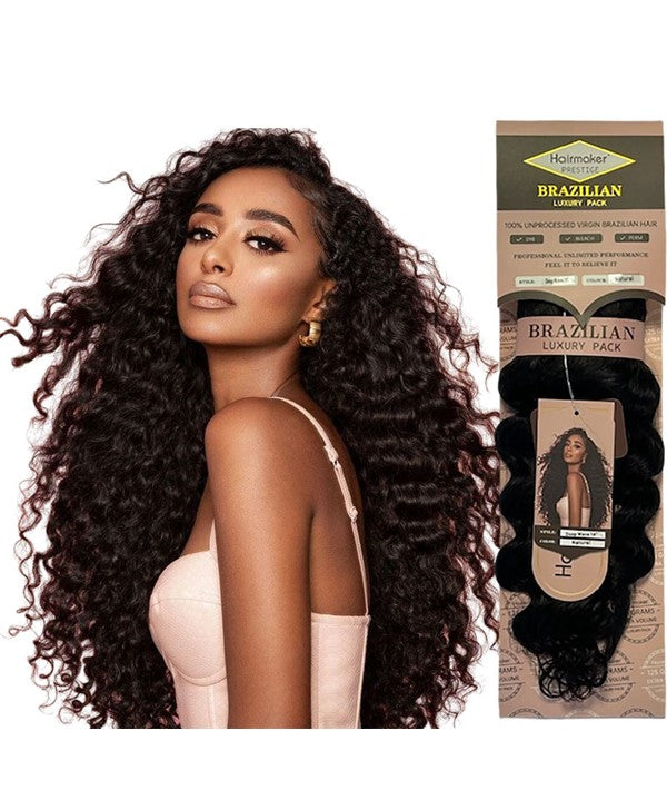 BRAZILIAN LUXURY DEEP WAVE WEAVE 10 Color Natural Human Hair Bundles Asetena Pa