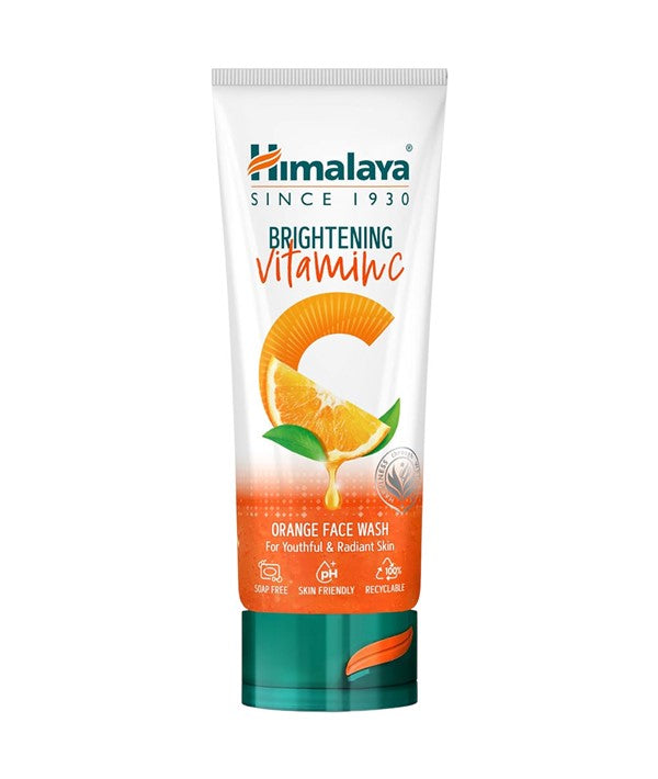 HIMALAYA BRIGHTENING VITAMIN C ORANGE FACE WASH 100 ml Skin Wash Asetena Pa