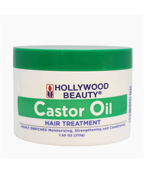 HOLLYWOOD BEAUTY CASTOR OIL HAIR TREATMENT 213 g Treatments Asetena Pa