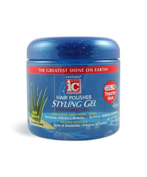 IC FANTASIA HAIR POLISHER STYLING GEL FOR COLOR TREATED HAIR 454 g Hair Styling Asetena Pa