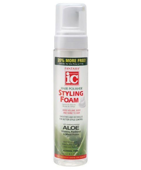 IC FANTASIA HAIR POLISHER STYLING FOAM 251 ml Hair Styling Asetena Pa