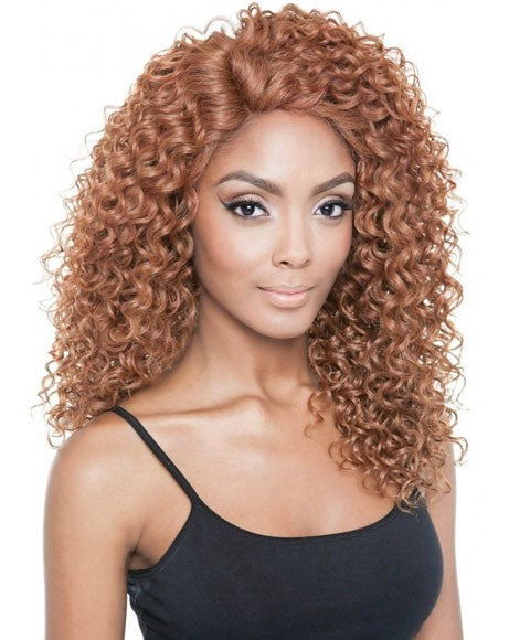 RED CARPET PREMIERE COTTON LACE FRONT SYN ASTER WIG Color Marsala Lace Wigs Asetena Pa