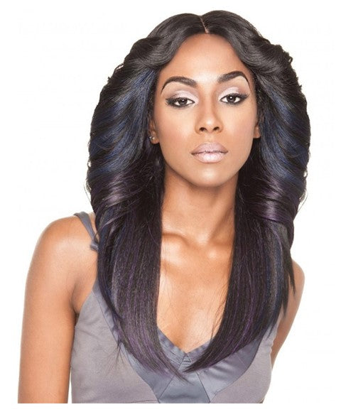 BROWN SUGAR SILK LACE FRONT HH BLEND BS 602 WIG Color ST2/REDVELVET Lace Wigs Asetena Pa