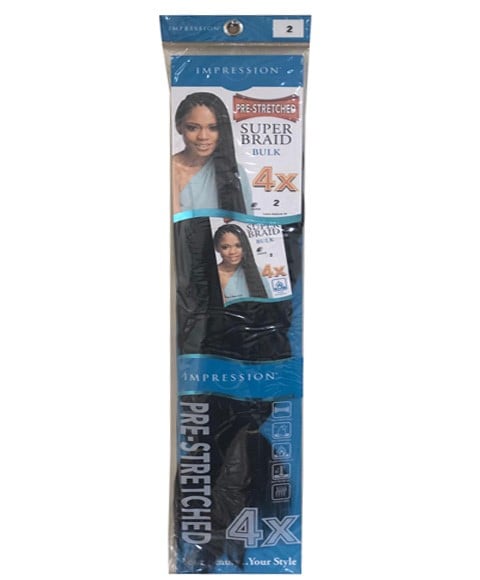 IMPRESSION SYN PRE STRETCHED SUPER BRAID Color YELLOW Hair for Braid Extensions Asetena Pa