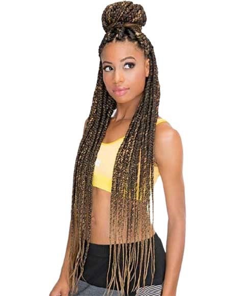 EZ TEX SYN PRE STRETCHED BRAID 54 Inch Color 613 Hair for Braid Extensions Asetena Pa