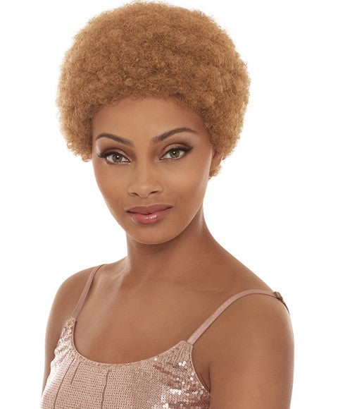 JANET SYN AFRO ROSEY WIG Color Light Pink Synthetic Hair Wigs Asetena Pa