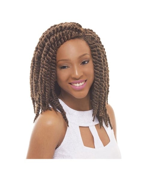 NOIR HAVANA SYN MAMBO TWIST BRAID 12 Color 44 Hair for Braid Extensions Asetena Pa