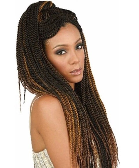 JANET LISA SYN KANEKALON SUPER AND JUMBO BRAID Color M1B/144 Hair for Braid Extensions Asetena Pa