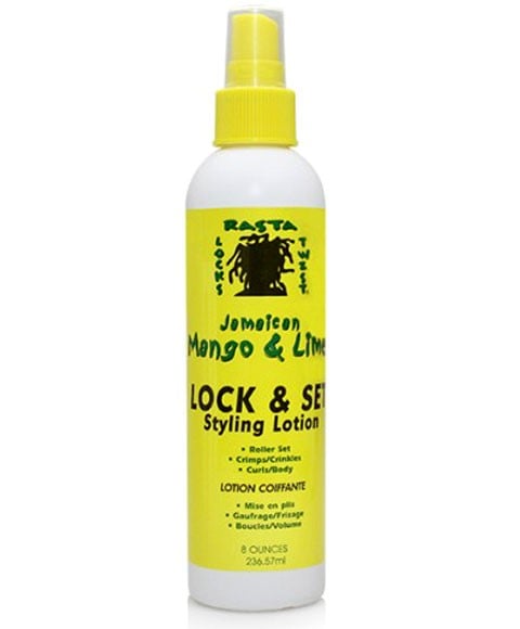 JAMAICAN MANGO AND LIME LOCK N SET STYLING LOTION 236.57 ml (Pack of 2) Sprays, Serums and Oils Asetena Pa