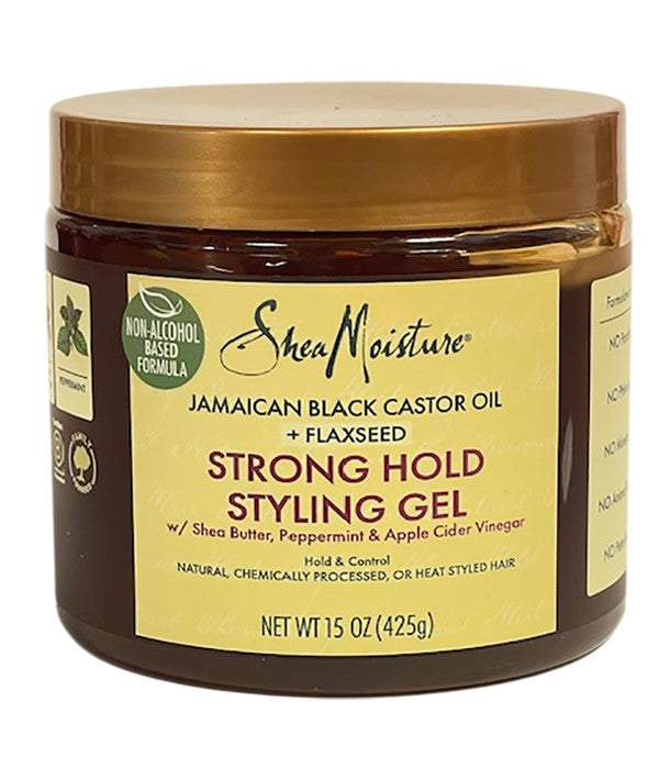 JAMAICAN BLACK CASTOR OIL AND FLAXSEED STRONG HOLD STYLING GEL 425g Hair Styling Asetena Pa