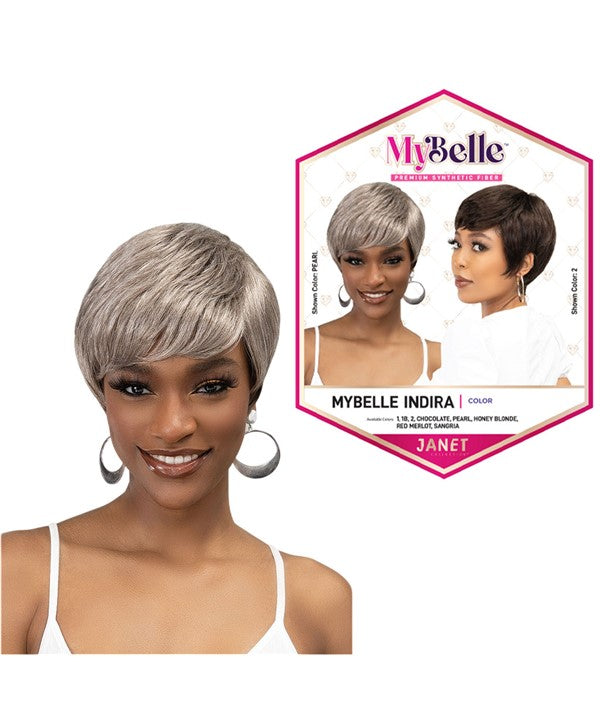 MYBELLE INDRIA PREMIUM SYNTHETIC FIBER WIG Color 1 Synthetic Hair Wigs Asetena Pa