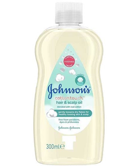 JOHNSONS COTTON TOUCH HAIR AND SCALP OIL 300 ml Hair Moisturizers Asetena Pa