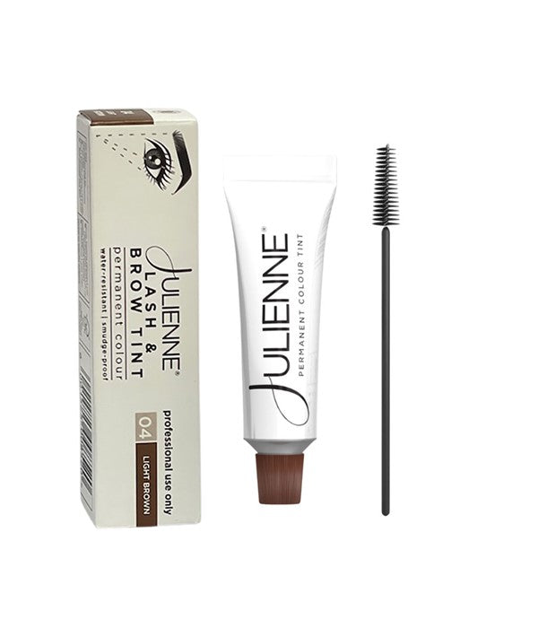 JULIENNE EYELASH AND BROW TINT LIGHT BROWN 3 g Eye Makeup Asetena Pa