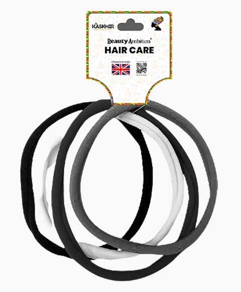 BEAUTY AMBITION JERSEY SOFT ELASTICS 1007 GREY LONG Kids Hair Accessories Asetena Pa