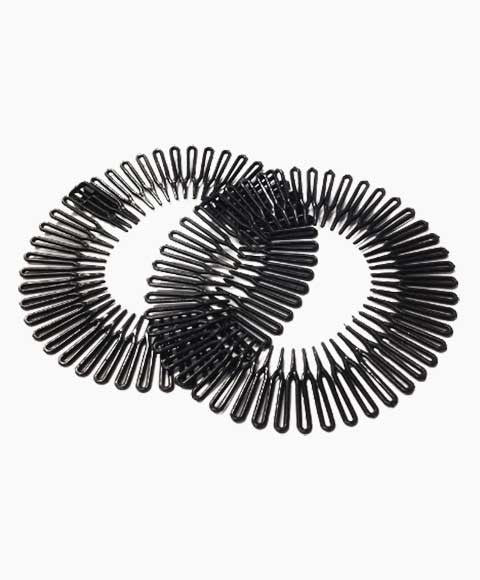 ANKARA COLLECTION FLEXI COMBS 2579 BLACK Color Black Kids Hair Accessories Asetena Pa